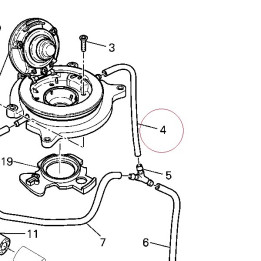Hose, drain 59013321A