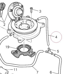 Hose, drain 59013321B