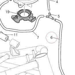 Breather pipe 59013331B