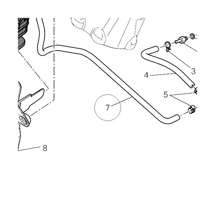 Tube 4x10x705 59013731A
