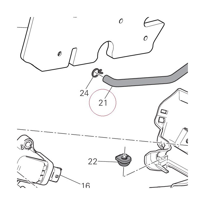 Tube horizontal 59013951A