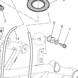 Hose, drain 59014421A