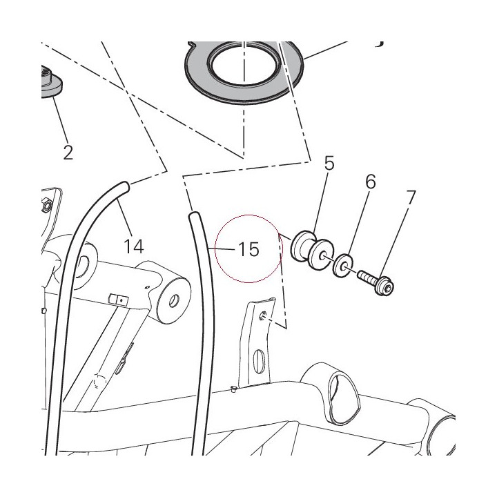 Hose, drain 59014421A