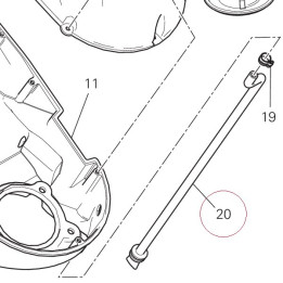 Hose, drain airbox 59014471A