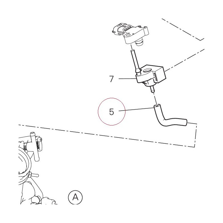 Depressure/pressure line 59014481A