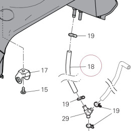 Hose, drain 59014641A