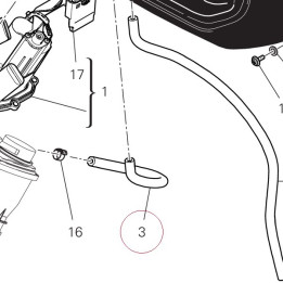 Hose, drain 59014741A