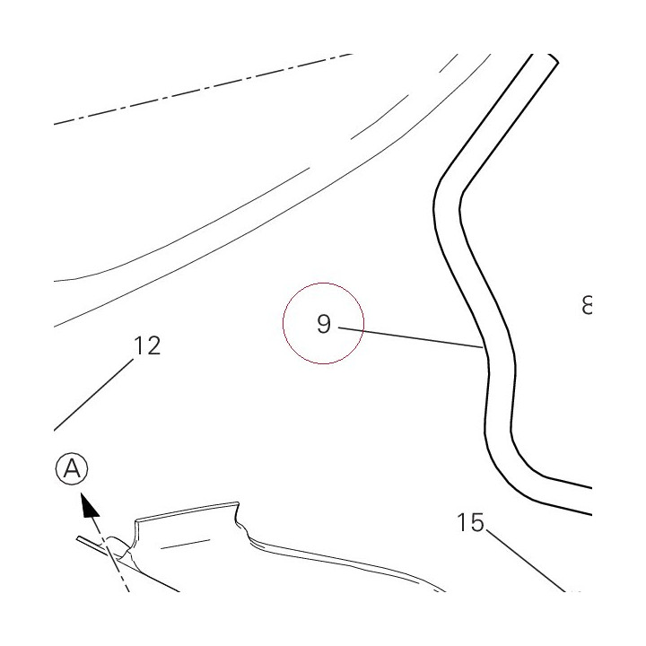 Hose, drain 59014761A