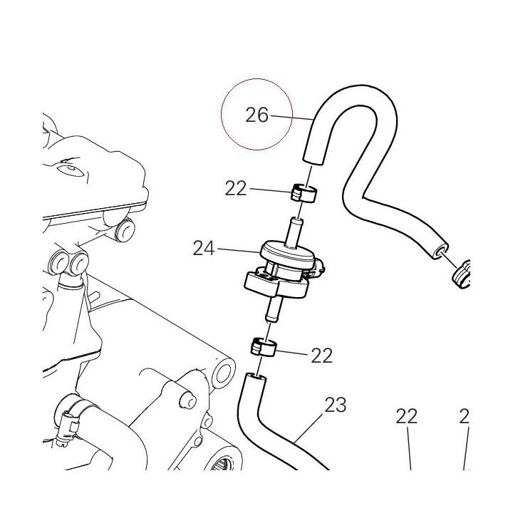 Hose 59014831A