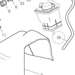 Hose, drain 59018471A