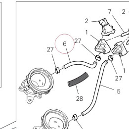 Hose pressure sensor vertical 59018882A