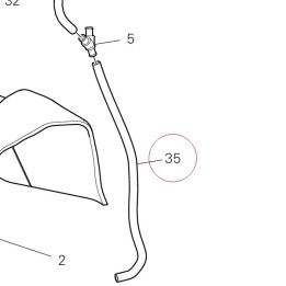 Hose, drain 59018972A