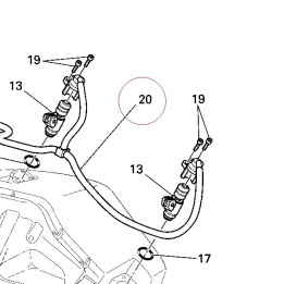 Complete pipe set 59020252A