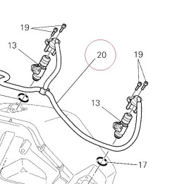 Hose, fuel 59020261A