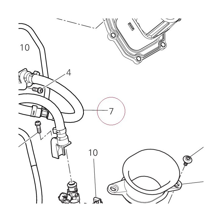 Complete pipe set 59020441A