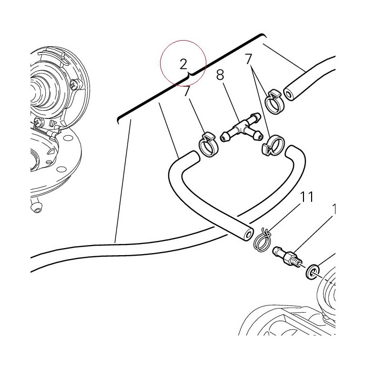 Complete pipe set 59023491A