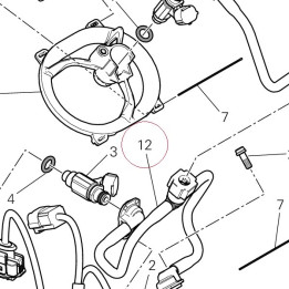 Complete pipe set bottom 59023533A