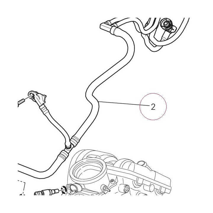 Hose, fuel high pressure 59024021A