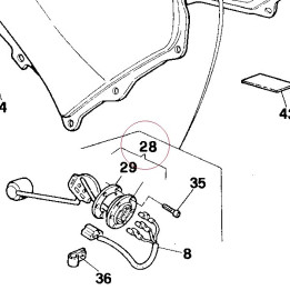 Fuel level gauge 59210032A