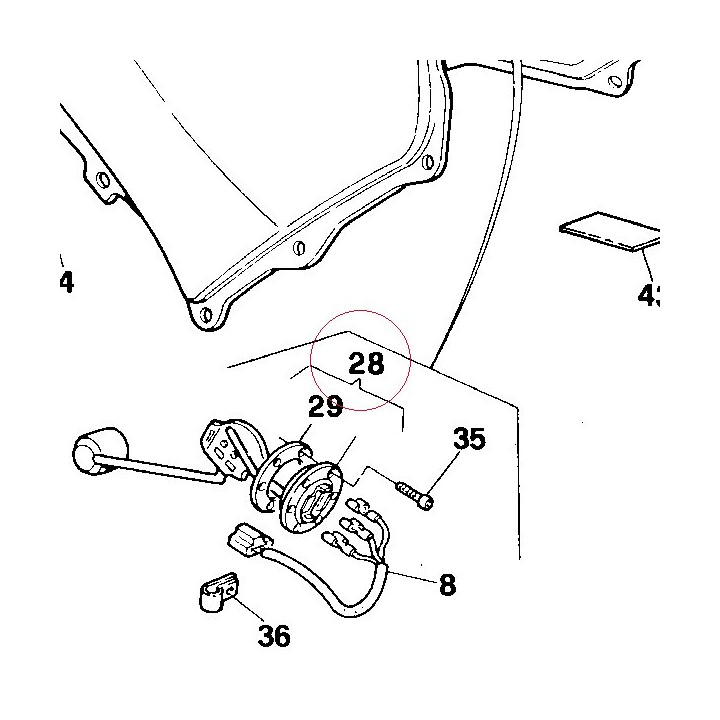 Fuel level gauge 59210032A