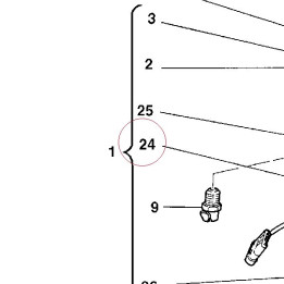 Fuel level gauge 59210072B