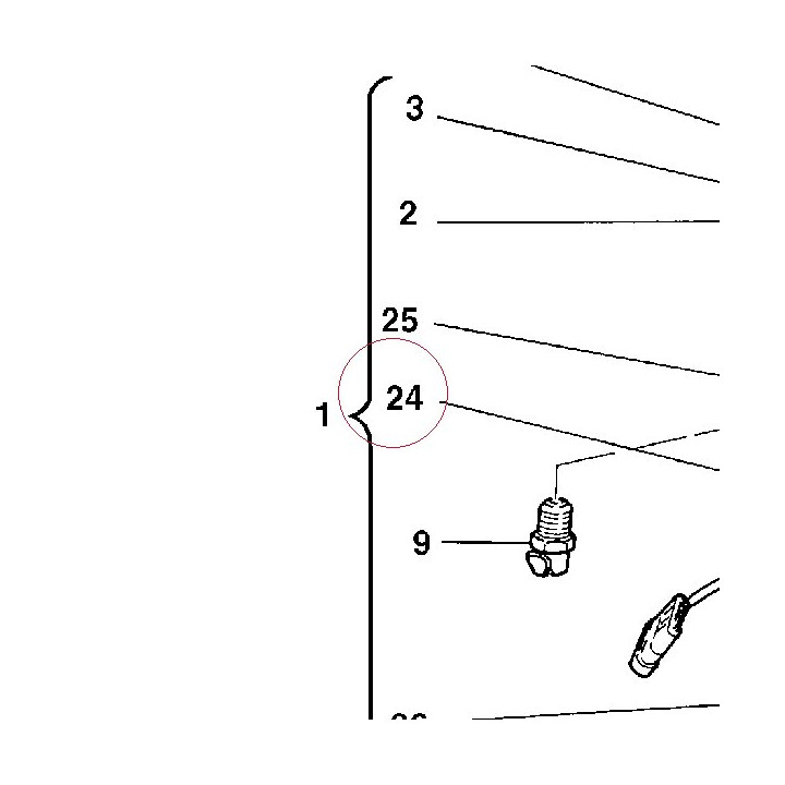 Fuel level gauge 59210072B