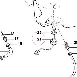 Fuel level gauge 59210083A