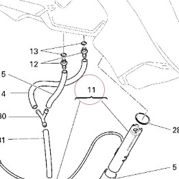 Fuel level gauge 59210122A