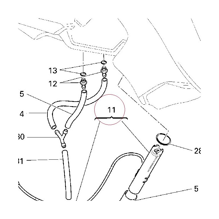 Fuel level gauge 59210122A