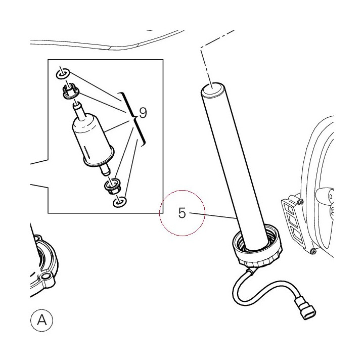Fuel level gauge 59210211E