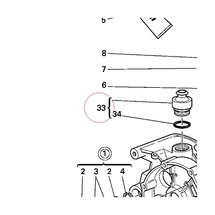 Valve, breather 59310031B