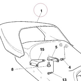 Cover red 59510253BA