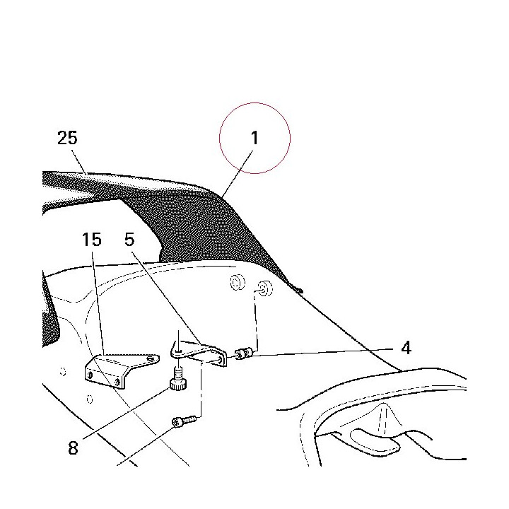 Cover, seat tail 59510253CR
