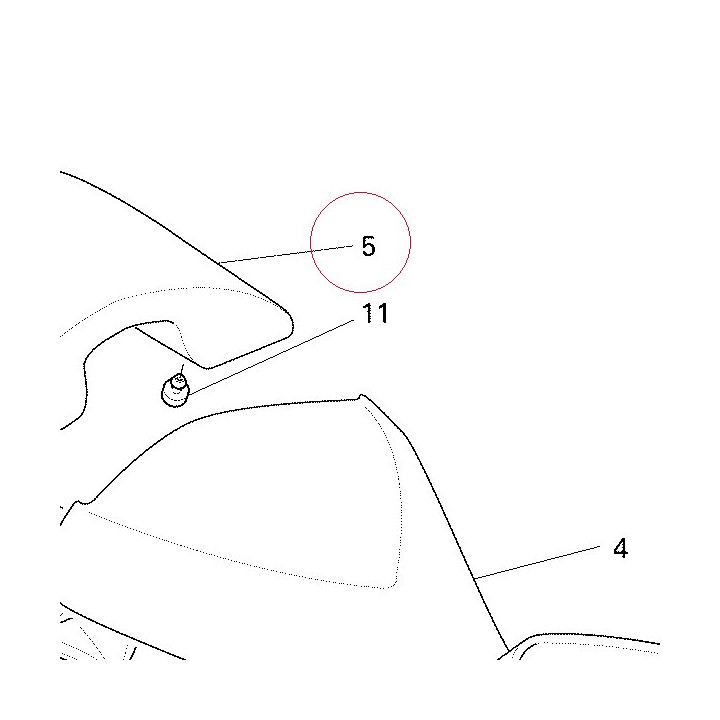 Pillion rider seat 59510621D