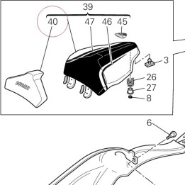 Pad, seat 59510911A