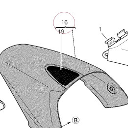 Cover seat 59510981AB