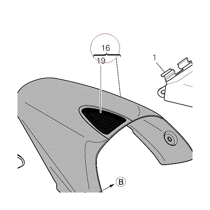 Cover seat 59510981AW