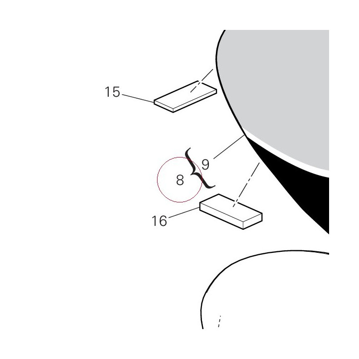 Cover seat 59516221AA