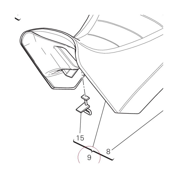 Seat low 59522001AA