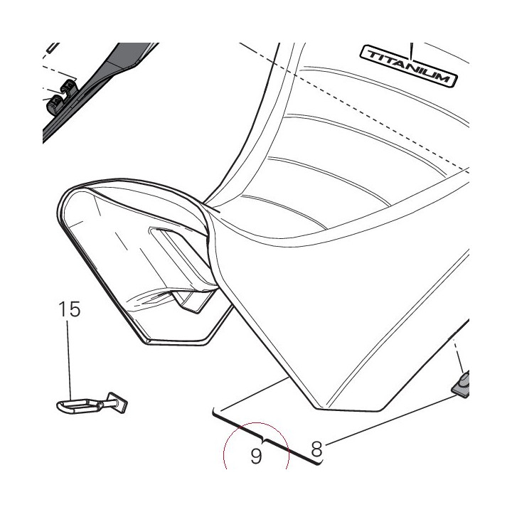 Seat low 59522001AD