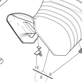 Seat low 595P1522AE