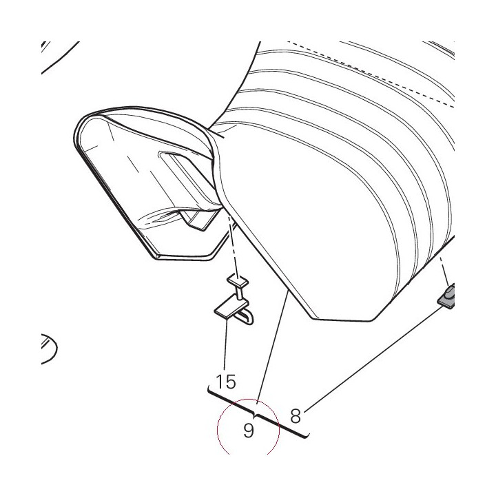 Seat 595P5991AA
