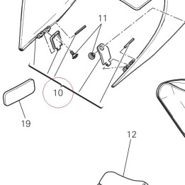 Cover seat 595P6011AA