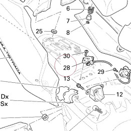 Seat lock 59820371A