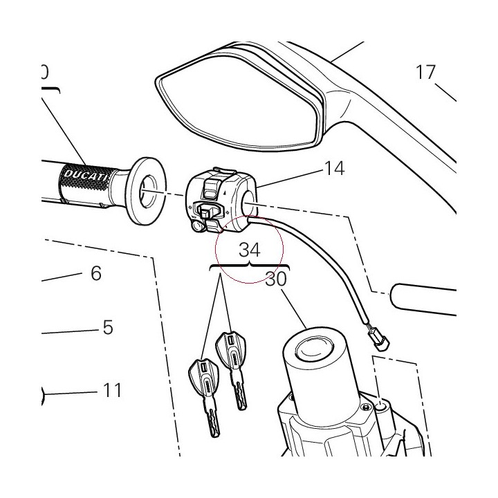Hands free 868 mhz kit 59820926A