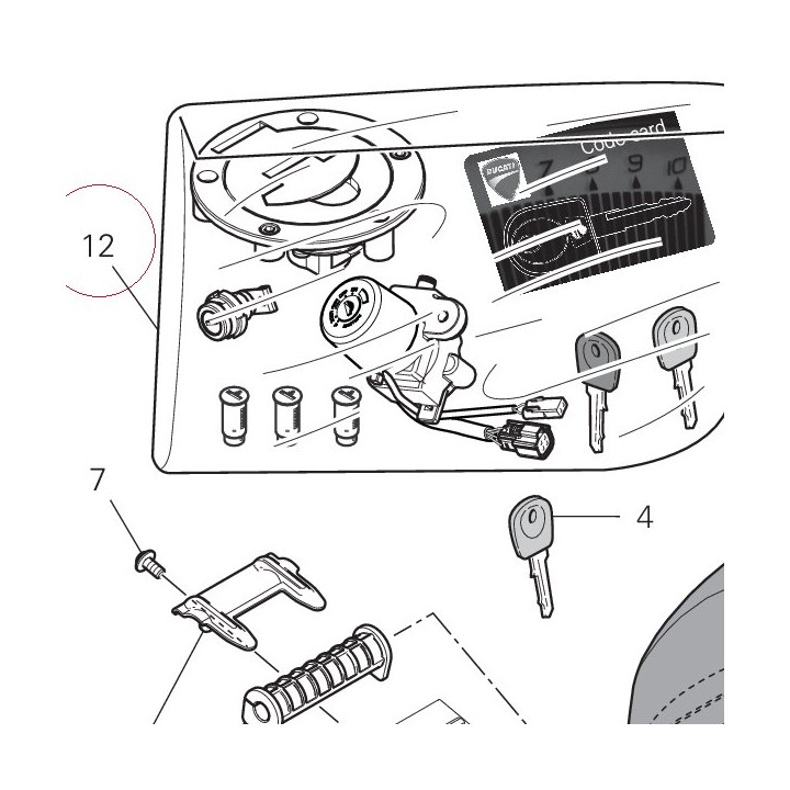 Locks kit 59821061A
