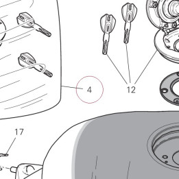 Locks kit 59821521B