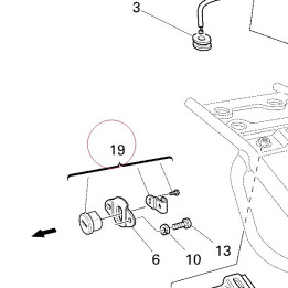 Seat lock 59840102A