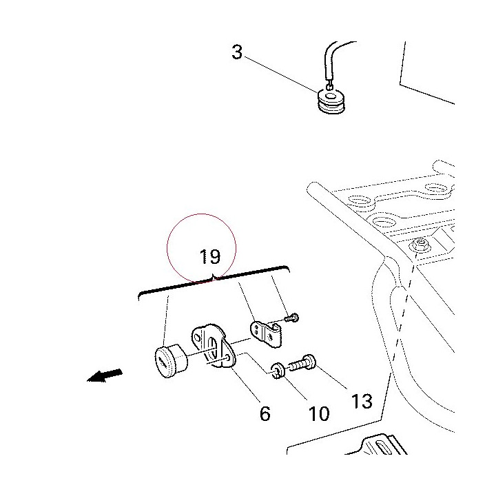 Seat lock 59840102A