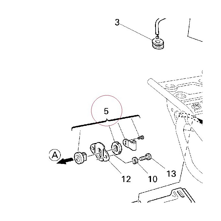 Seat lock 59840191A